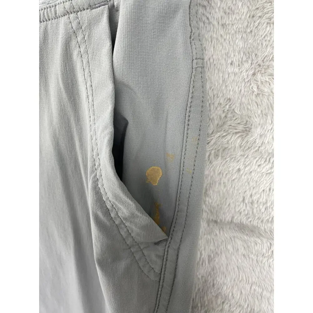 Duluth Trading Dry on the Fly Hiking Pants Womens 12x31 Gray Lightweight Travel